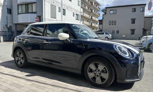 MINIクーパー　ルーフのデカール